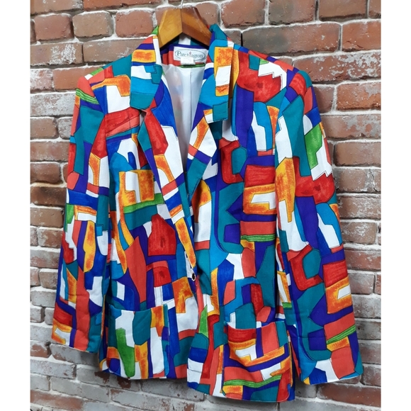Jackets & Blazers - Vintage Abstract Blazer